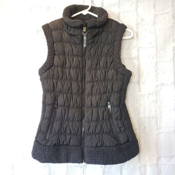 CALVIN KLEIN PERFORMANCE Puffer Fleece Zip Front Winter Vest - Picture 1 of 8